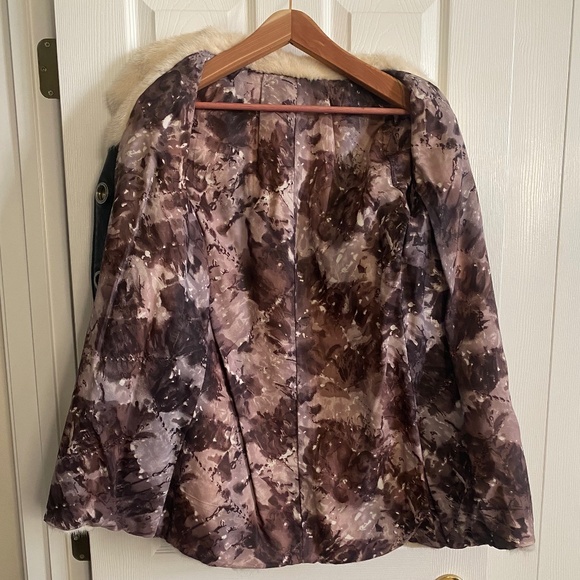 Vintage Fur and Leather Coat. - Picture 3 of 7